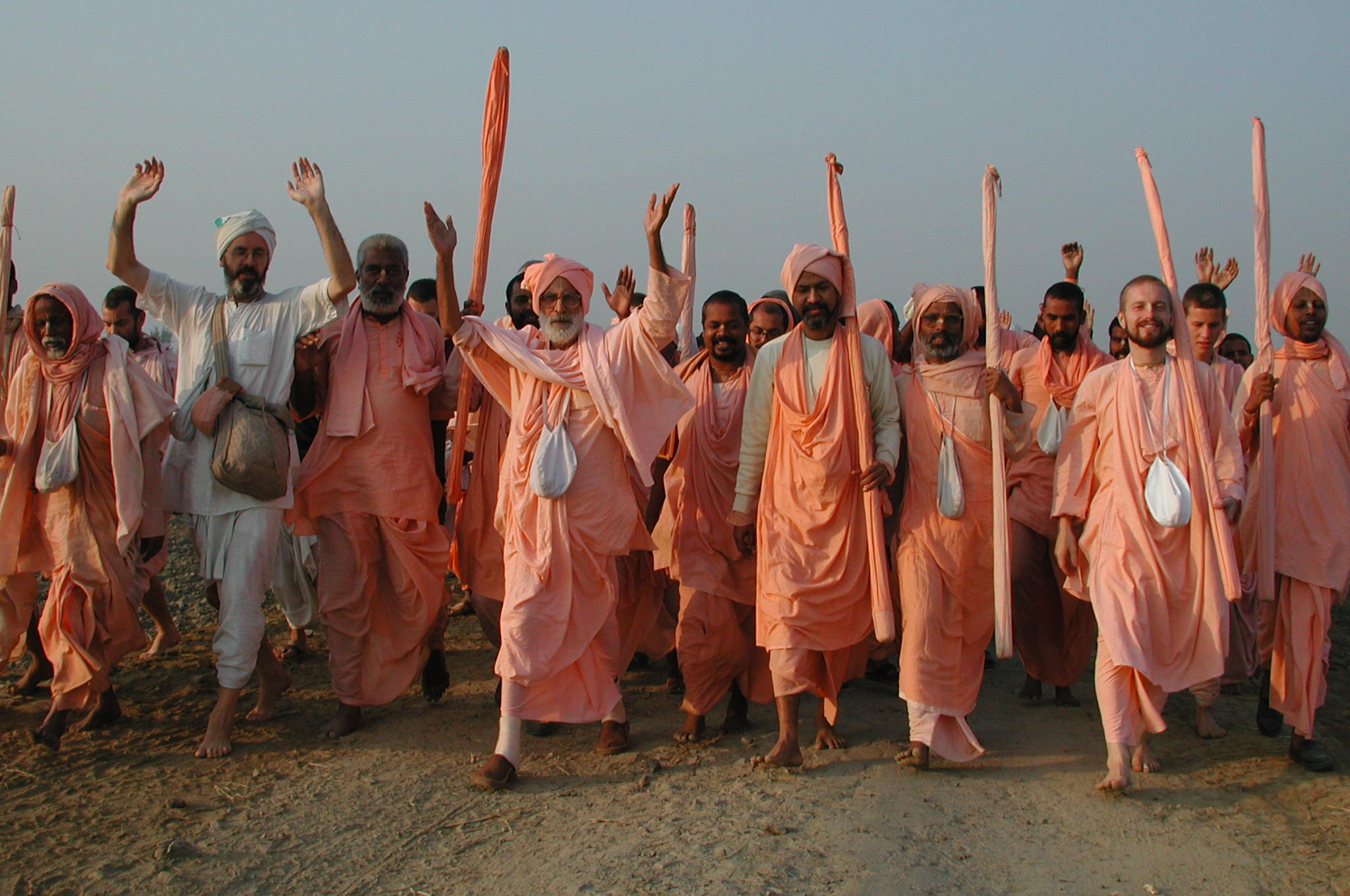 Srila Gurudeva, in sankirtan